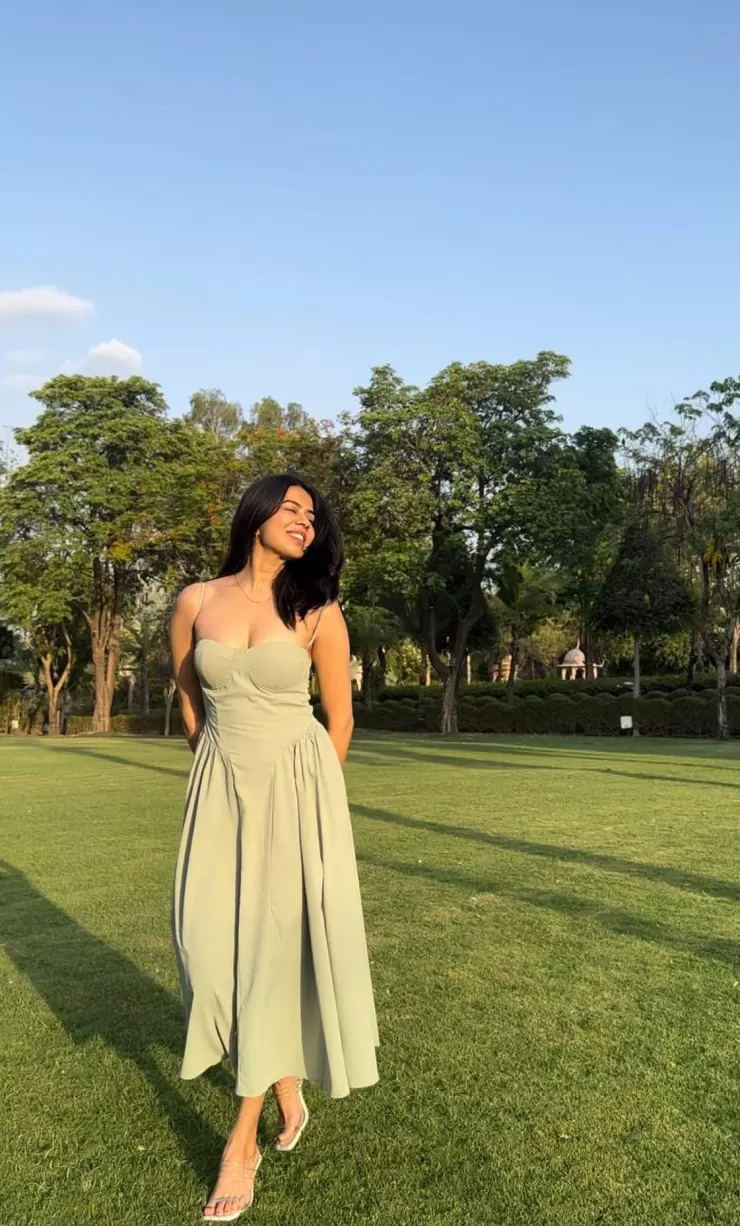 Midi Dresses | Off Shoulder Dresses^Alamode By Akanksha Agastha Midi Vintage Retro Dress