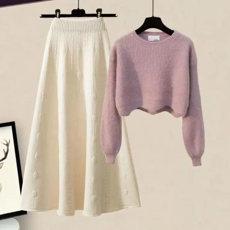 Skirts | Winter Co-Ords^Alamode By Akanksha Alice Woolen Coord Set