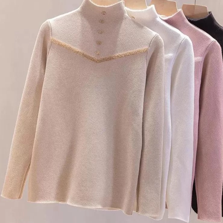 Pullovers | Sweaters^Alamode By Akanksha Andrea Fleece Turtleneck Sweater