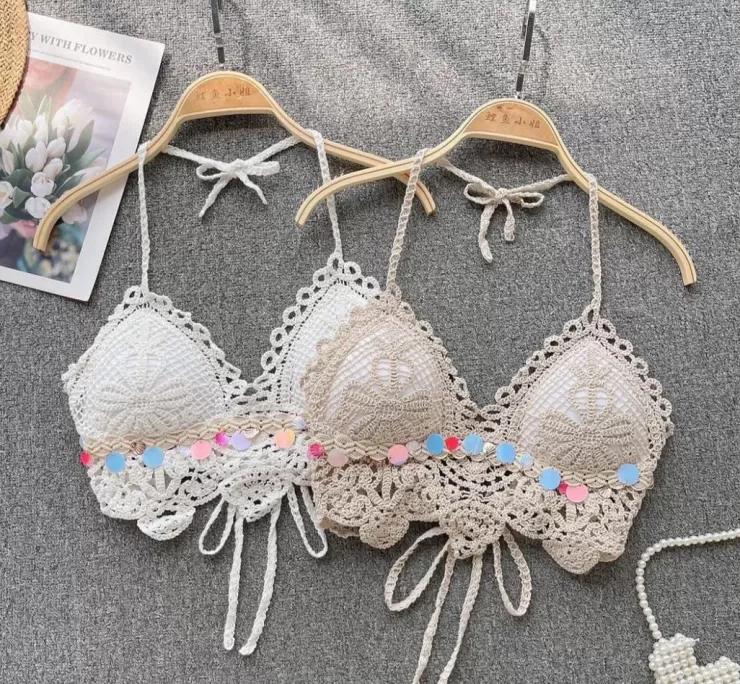 Bralettes^Alamode By Akanksha Anna Beach Crop