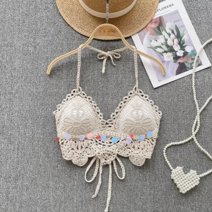 Bralettes^Alamode By Akanksha Anna Beach Crop