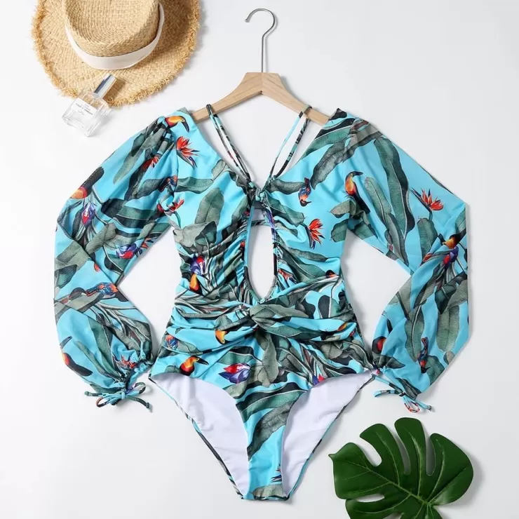 One Piece Swimsuits^Alamode By Akanksha Aquamarine Luxury Swimsuit