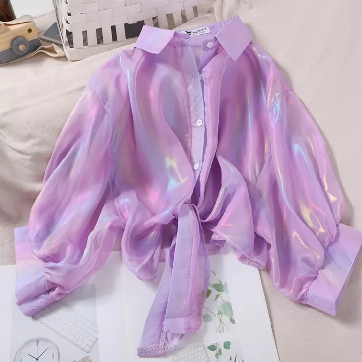 Shirts^Alamode By Akanksha Bentley Holographic Shirt