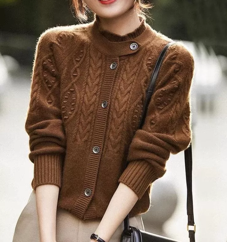 Winter Wear | Sweaters^Alamode By Akanksha Beret Woolen Statement Cardigan