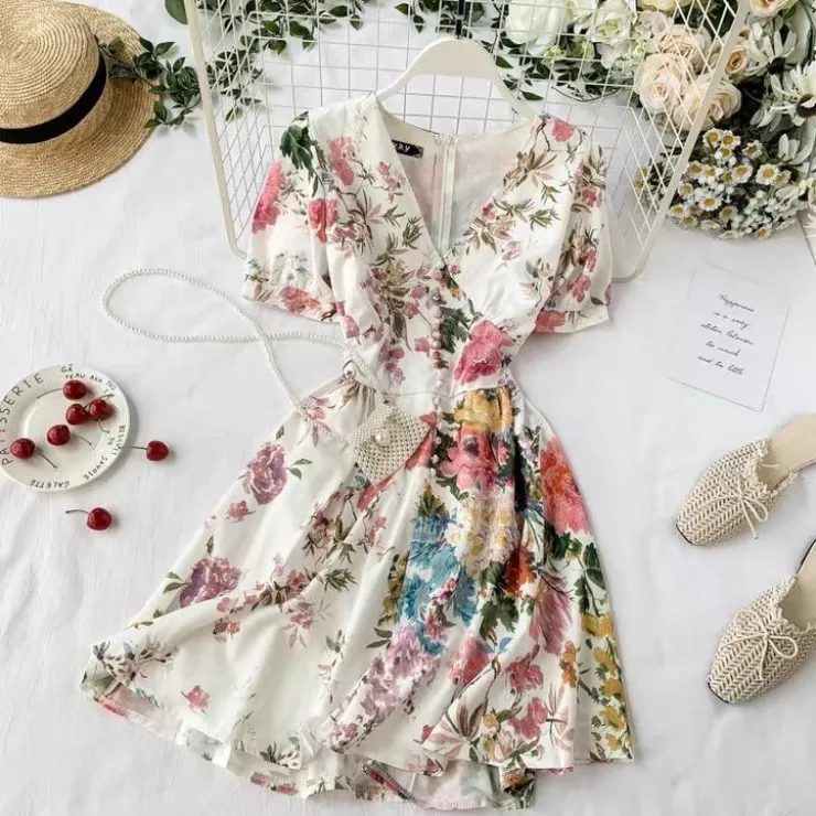 Summer Dresses | Mini Dresses^Alamode By Akanksha Celac Floral Dress