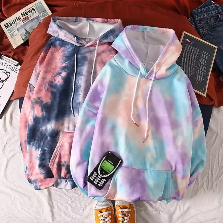 Winter Wear | Sweatshirts^Alamode By Akanksha Colossal Tie And Dye Hoodie