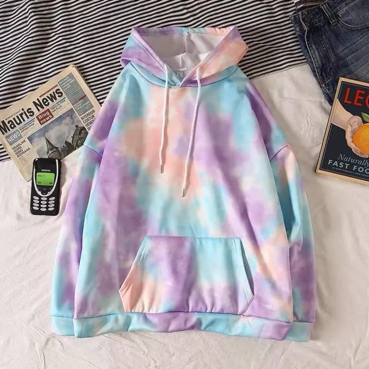 Winter Wear | Sweatshirts^Alamode By Akanksha Colossal Tie And Dye Hoodie