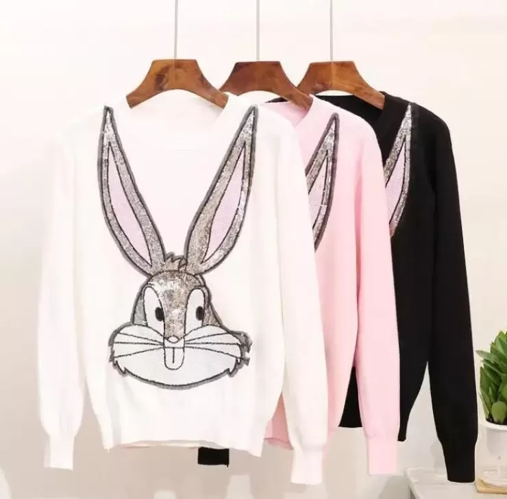 Winter Wear | Sweaters^Alamode By Akanksha Cute Bunny Luxury Sweaters