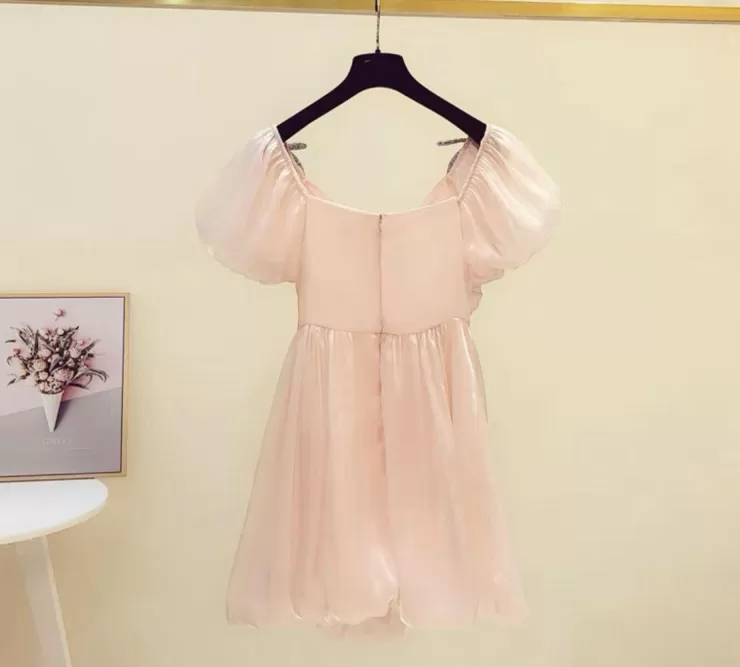 Pink Dresses | Mini Dresses^Alamode By Akanksha Cyzarine Party Dress