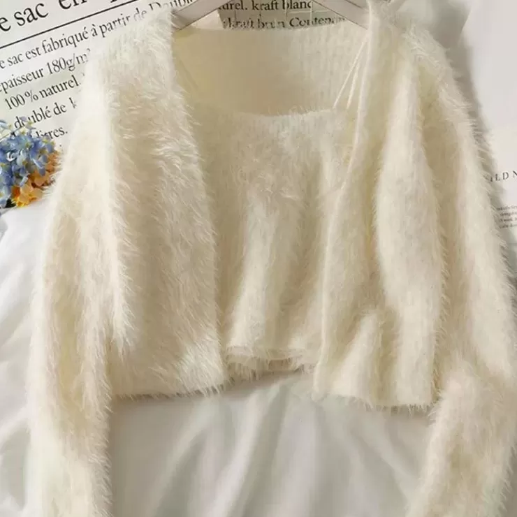 Winter Wear | White Tops^Alamode By Akanksha Daffy Sweater Set