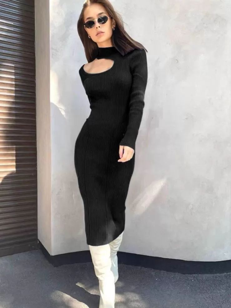 Winter Wear | Winter Dresses^Alamode By Akanksha Daniel Woolen Bodycon Dress