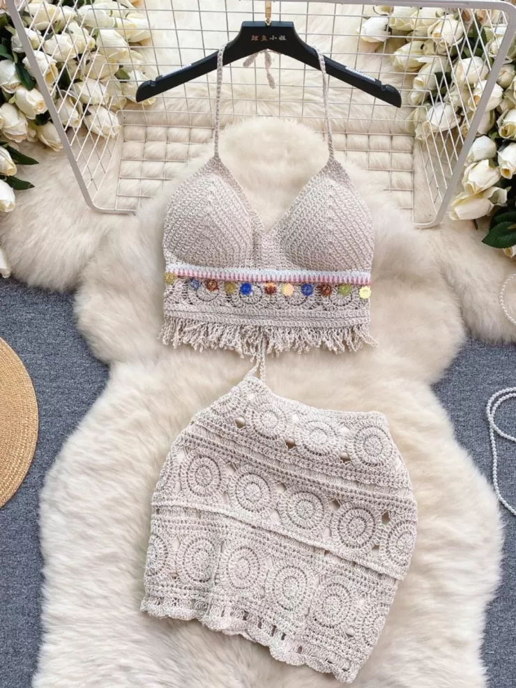 Co-Ords | Summer Co-Ords^Alamode By Akanksha Debbie 2 Piece Coord Set - Resortwear Set