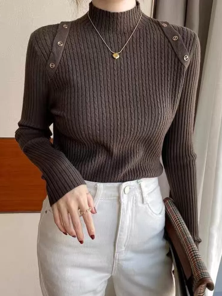 Winter Wear | Sweaters^Alamode By Akanksha Derek Buttoned Sweaters