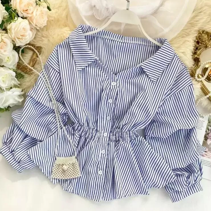 Blouses^Alamode By Akanksha Donna Striped Blouse