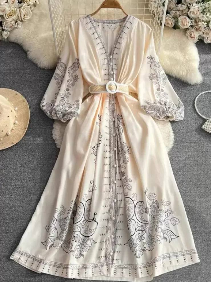 Maxi Dresses | Statement Dresses^Alamode By Akanksha Ebanee Vintage Maxi Dress