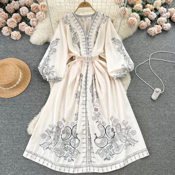 Maxi Dresses | Statement Dresses^Alamode By Akanksha Ebanee Vintage Maxi Dress