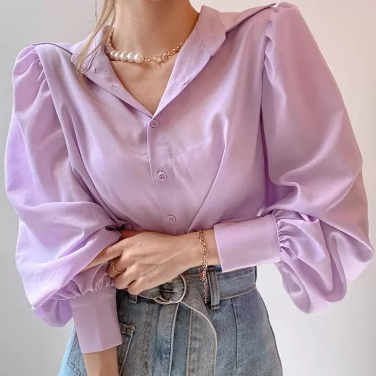 Lavender Tops | Blouses^Alamode By Akanksha Elena Luxury Blouse