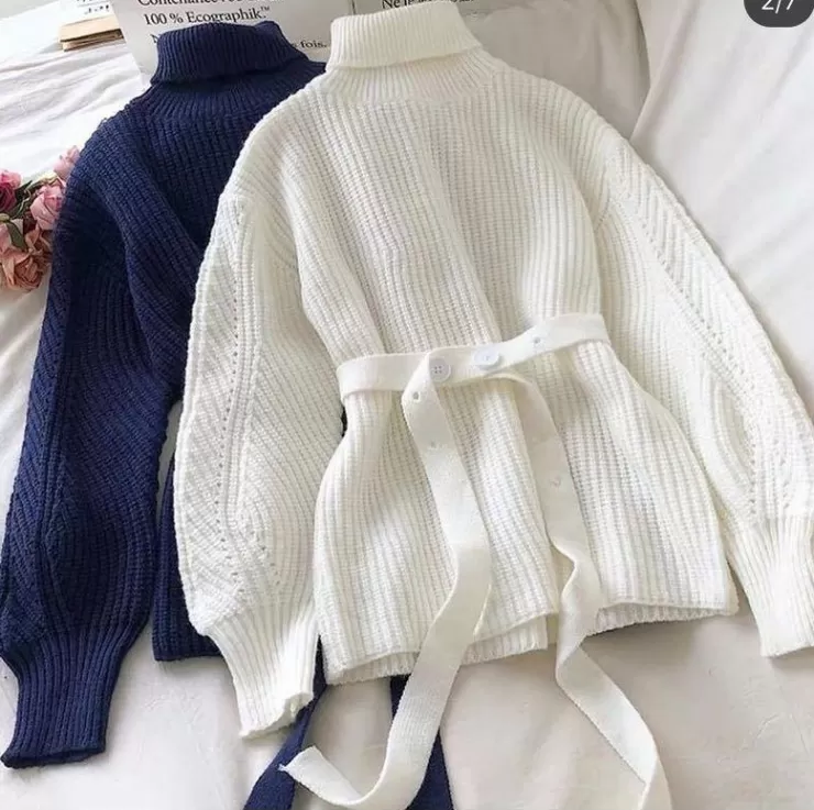 Sweaters | Turtleneck Tops^Alamode By Akanksha Eva Statement Luxury Sweaters