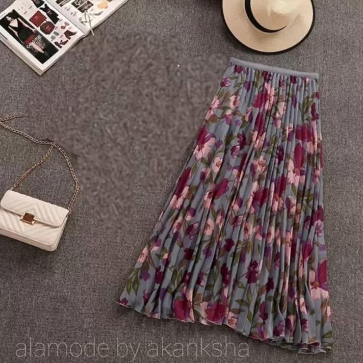 Long Skirts | Skirts^Alamode By Akanksha Floral Glam Skirt