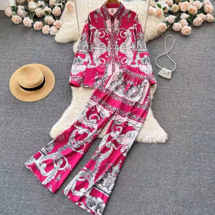 Co-Ords | Summer Co-Ords^Alamode By Akanksha Gigi Abstract Print Coord Set