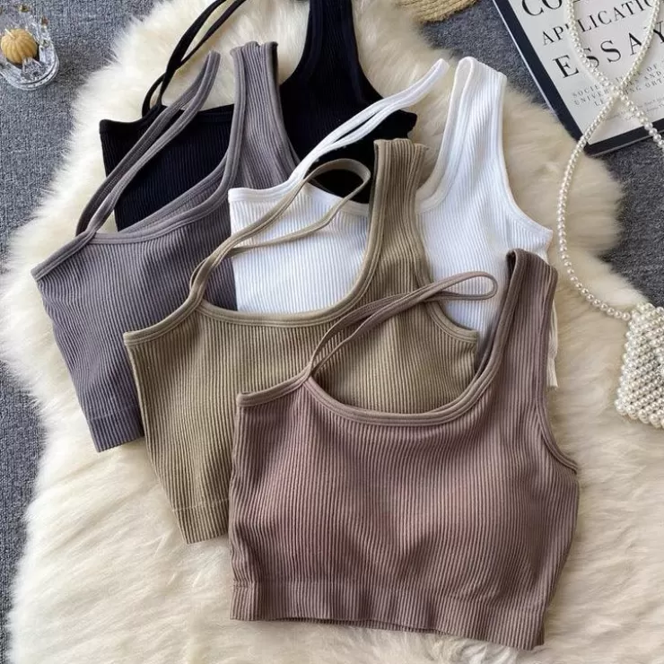 White Tops | Black Tops^Alamode By Akanksha Hailey Crop Tops