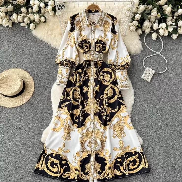 Maxi Dresses | Skater Dresses^Alamode By Akanksha Harry Vintage Luxe Maxi Dress