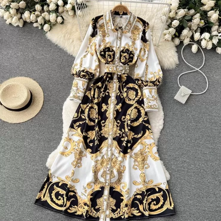 Maxi Dresses | Skater Dresses^Alamode By Akanksha Harry Vintage Luxe Maxi Dress