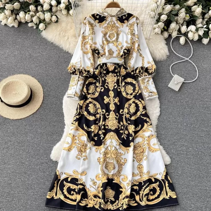 Maxi Dresses | Skater Dresses^Alamode By Akanksha Harry Vintage Luxe Maxi Dress