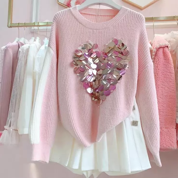 Winter Wear | Sweaters^Alamode By Akanksha Heart Embellished Sweaters