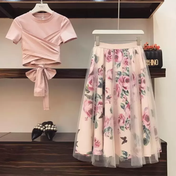 Skirts | Summer Co-Ords^Alamode By Akanksha Jenna Coord Set