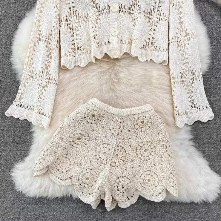 Co-Ords | Summer Co-Ords^Alamode By Akanksha Jeremy 2 Piece Coord - Resortwear Set In Beige