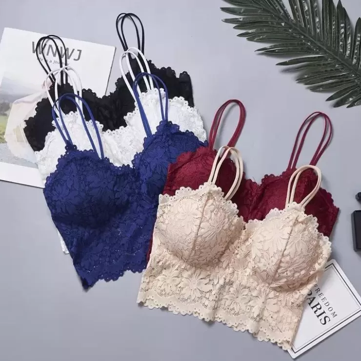 Bralettes^Alamode By Akanksha Jimmy Lace Bralette