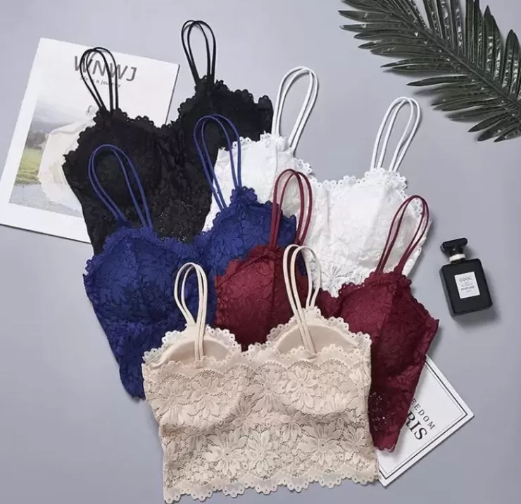 Bralettes^Alamode By Akanksha Jimmy Lace Bralette