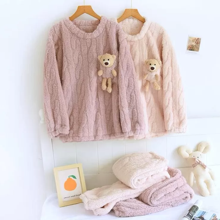 Winter Night Suits | Winter Wear^Alamode By Akanksha Katie Fleece Nightsuits