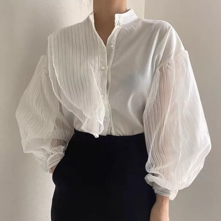 White Tops | Statement Tops^Alamode By Akanksha Kaydence Statement Shirt