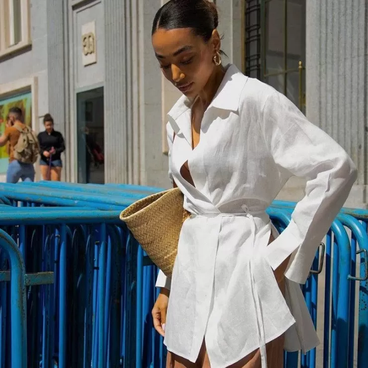 White Tops | Shirts^Alamode By Akanksha Kennet Statement White Shirt