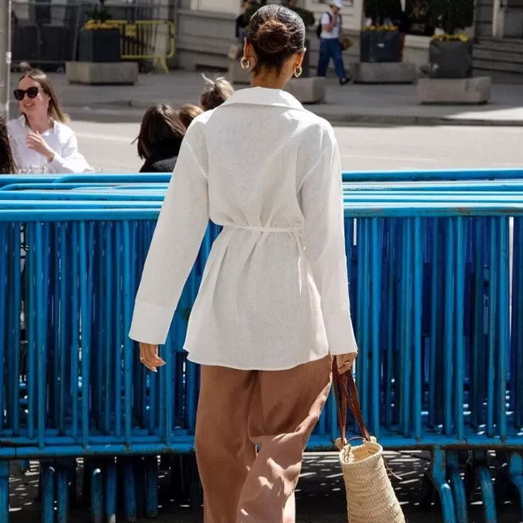 White Tops | Shirts^Alamode By Akanksha Kennet Statement White Shirt