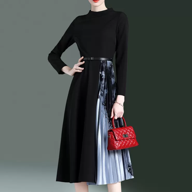 Winter Wear | Winter Dresses^Alamode By Akanksha Kousel Luxury Pleated Dress