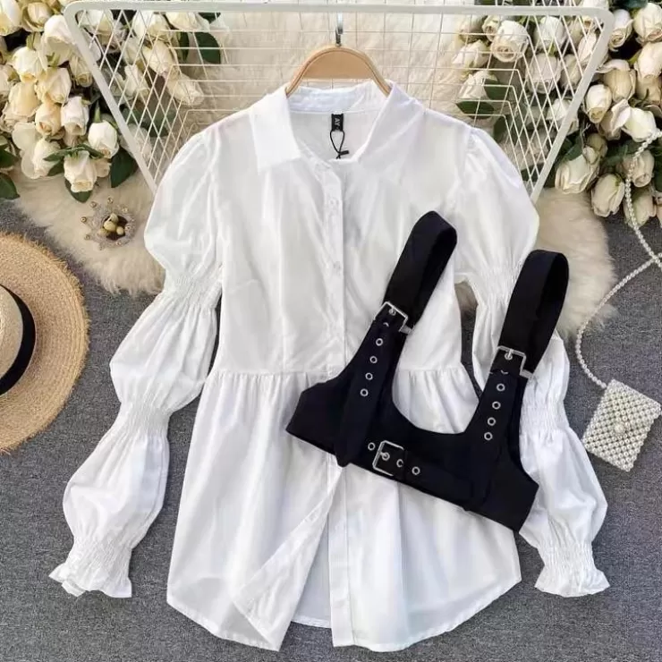 Winter Wear | White Tops^Alamode By Akanksha Lia Luxury Corset Top White