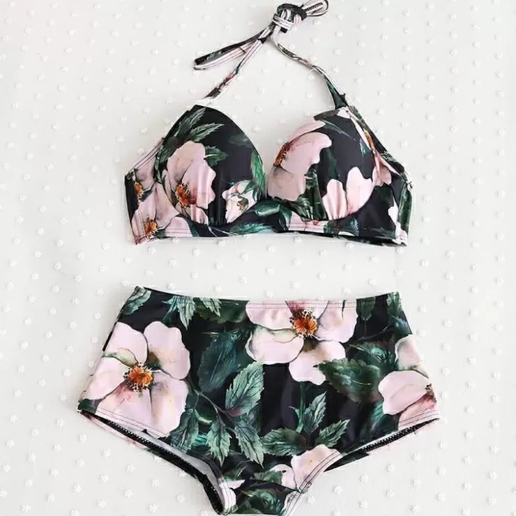 3 Piece Swimsuits | Bikinis^Alamode By Akanksha Lily Swimsuit Set