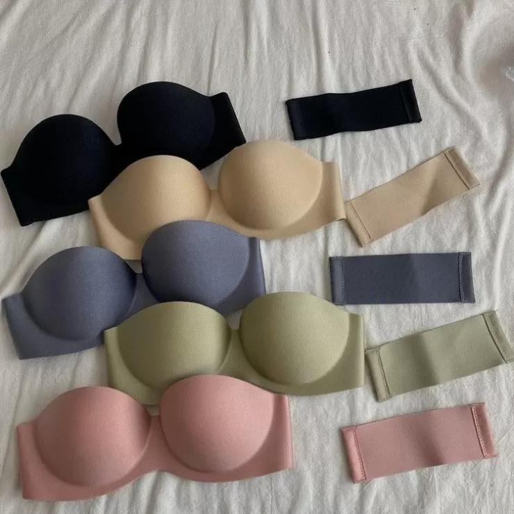 Bralettes^Alamode By Akanksha Lizzy Strapless Seamless Bralettes - Wardrobe Essentials