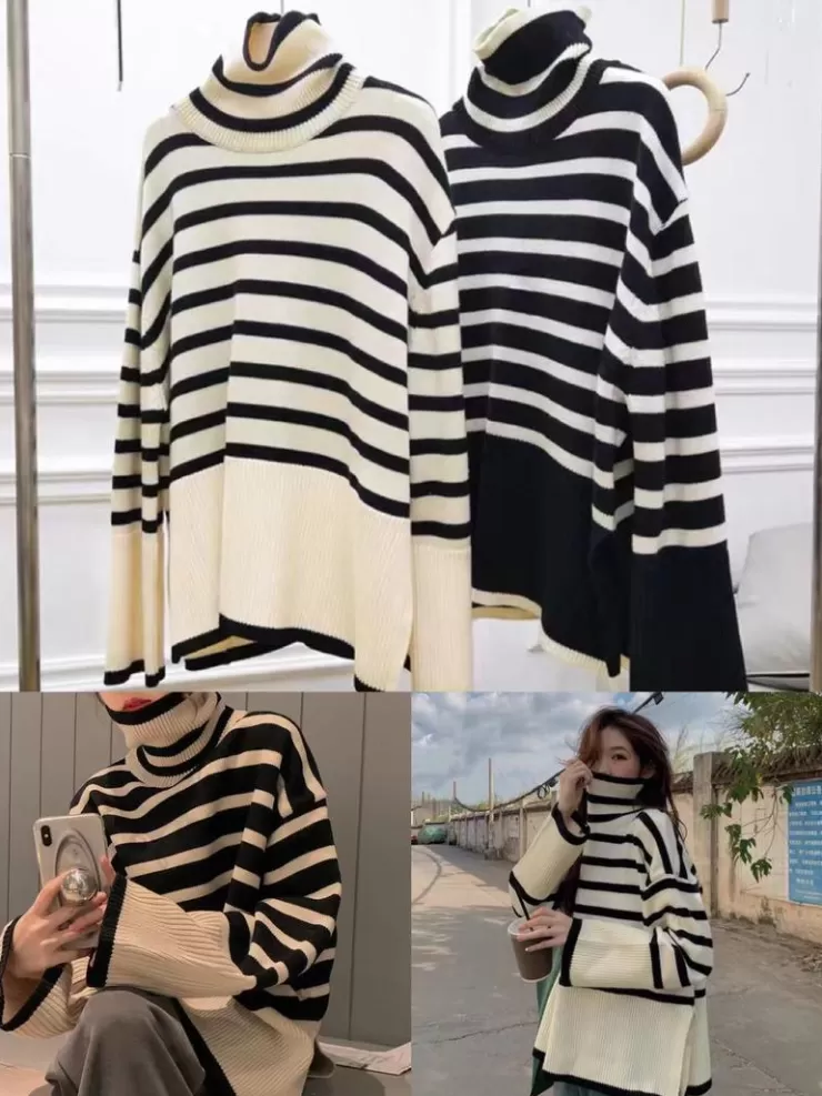 Winter Wear | Sweaters^Alamode By Akanksha Lulu Striped Sweaters