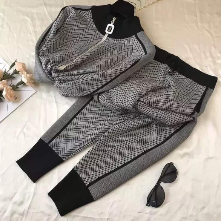 Winter Wear | Winter Co-Ords^Alamode By Akanksha Luxury Maxim Tracksuits