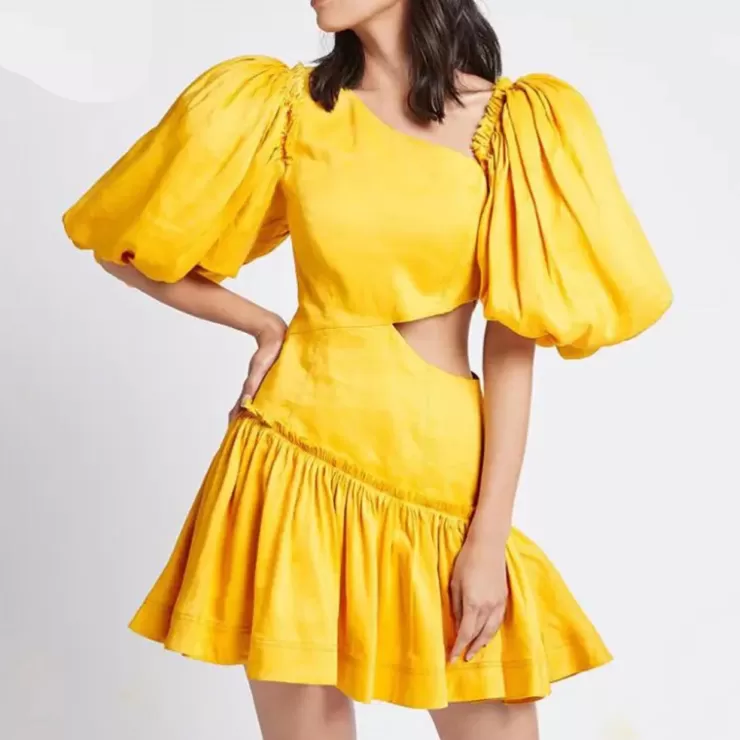 Yellow Dresses | Maxi Dresses^Alamode By Akanksha Mark Summer Dress In Yellow