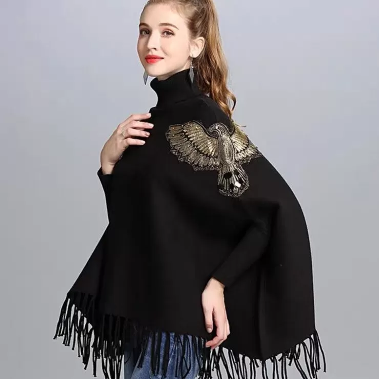 Winter Wear | Jackets And Coats^Alamode By Akanksha Moonlight Tassel Embellished Capes