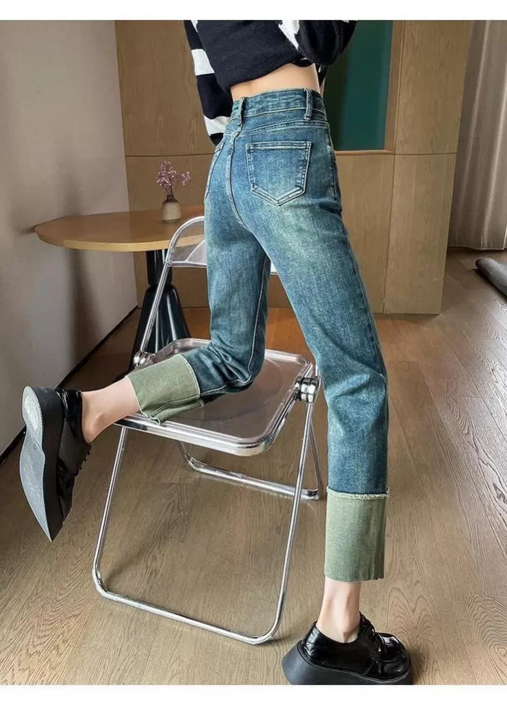 Jeans | Pants^Alamode By Akanksha Moscow Cropped Denim Jeans