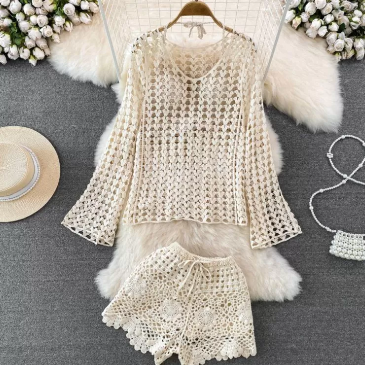 Co-Ords | Summer Co-Ords^Alamode By Akanksha Nadia 3 Piece Coord Set - Resortwear Set