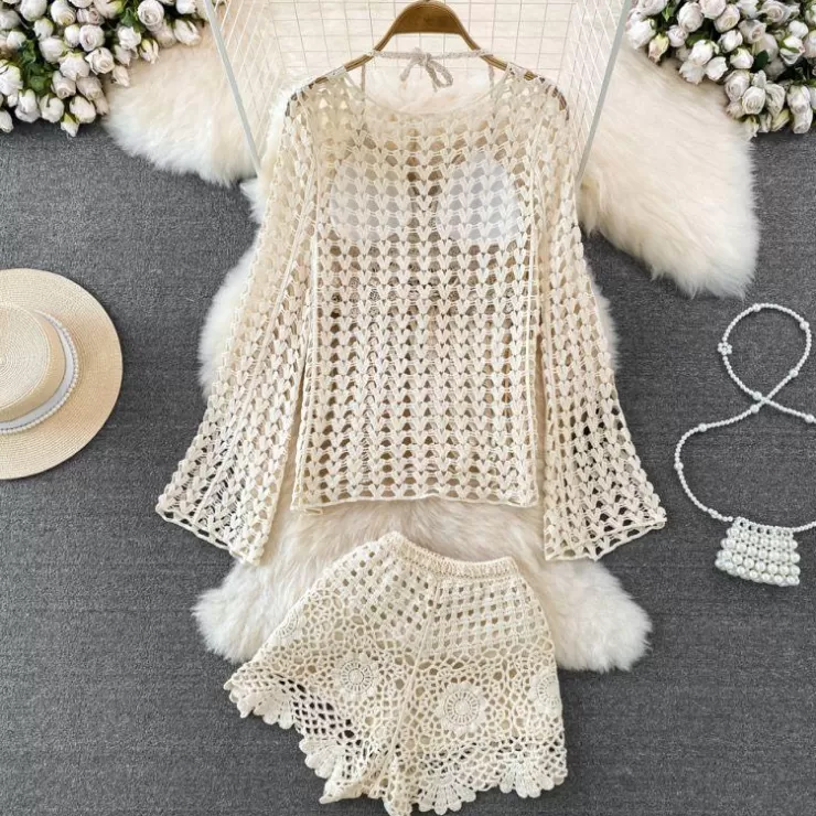 Co-Ords | Summer Co-Ords^Alamode By Akanksha Nadia 3 Piece Coord Set - Resortwear Set