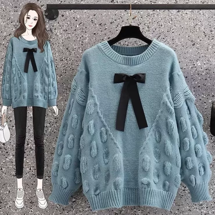 Sweaters | Blue Tops^Alamode By Akanksha Naomi Statement Sweater