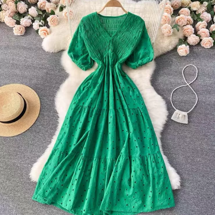 Midi Dresses | Green Dresses^Alamode By Akanksha New Love MIDI Dress